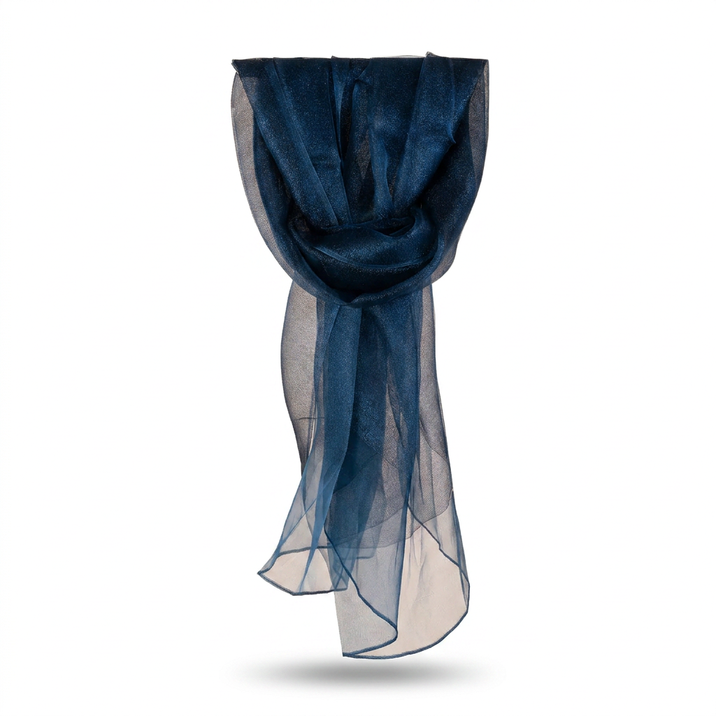 SCIARPA FOULARD LEGGERA LAMINATA