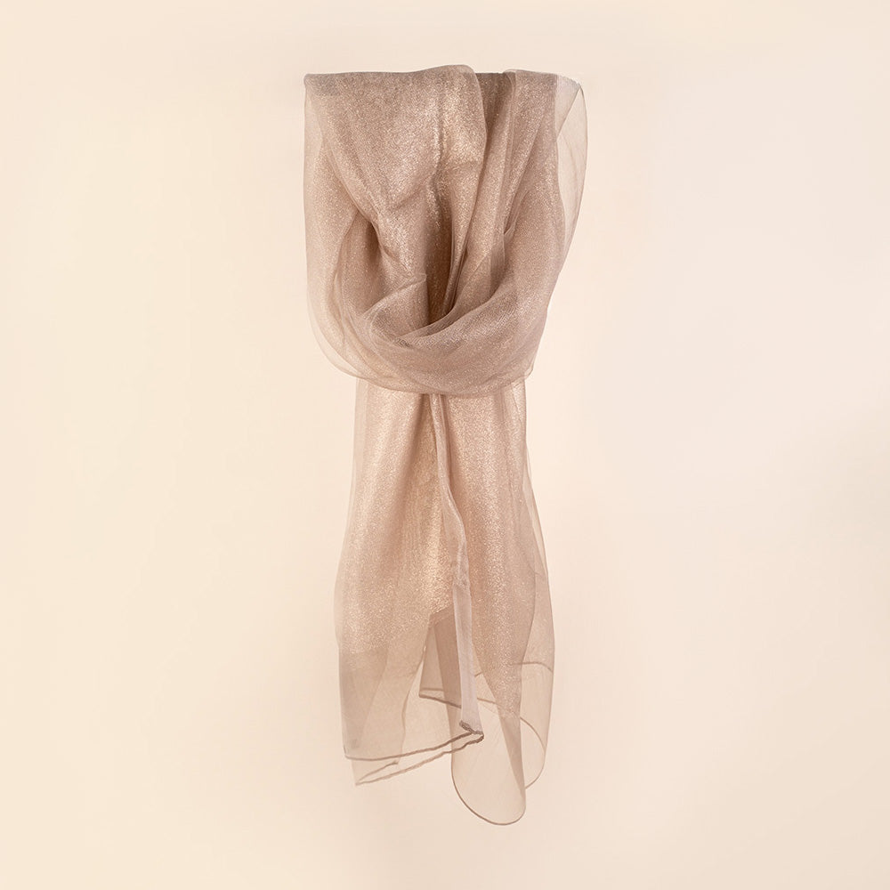 SCIARPA FOULARD LEGGERA LAMINATA