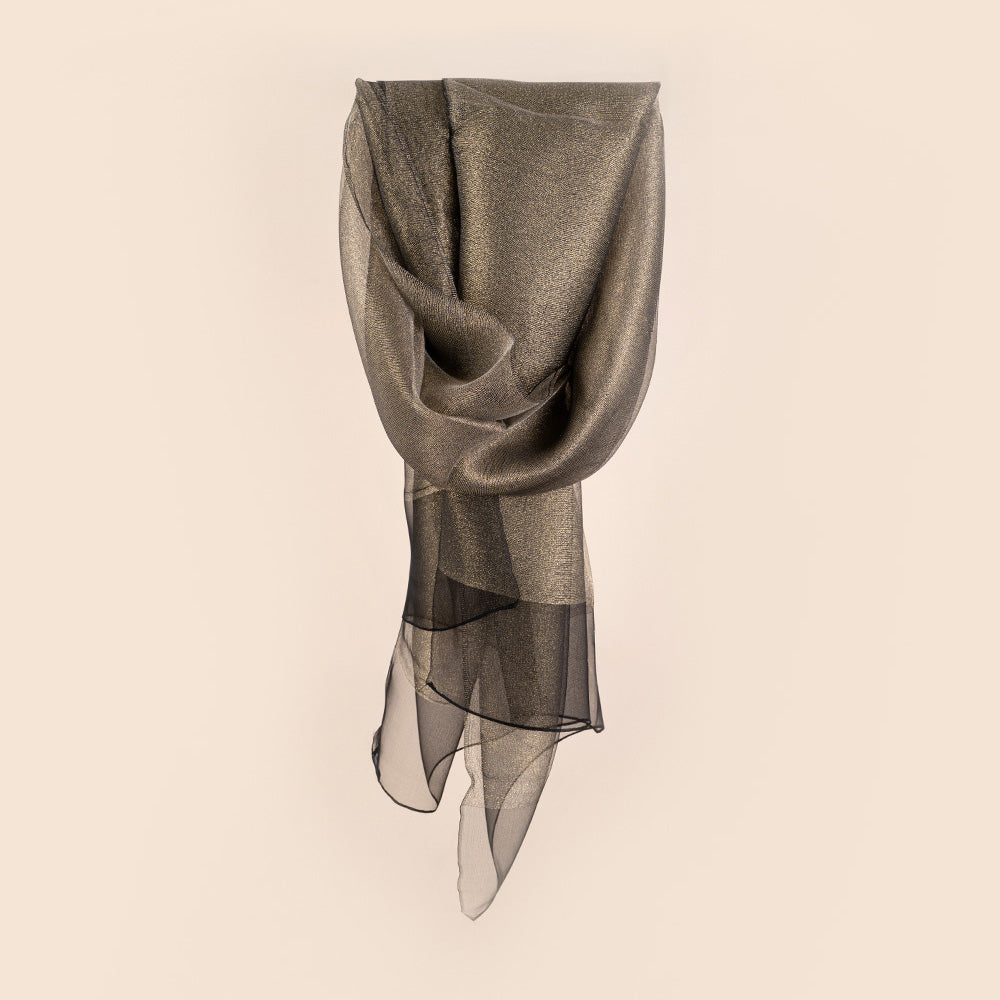 SCIARPA FOULARD LEGGERA LAMINATA