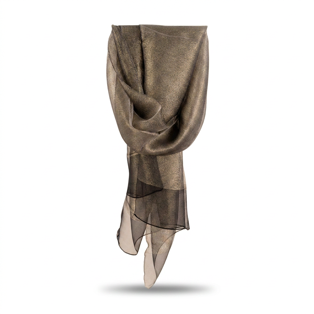 SCIARPA FOULARD LEGGERA LAMINATA