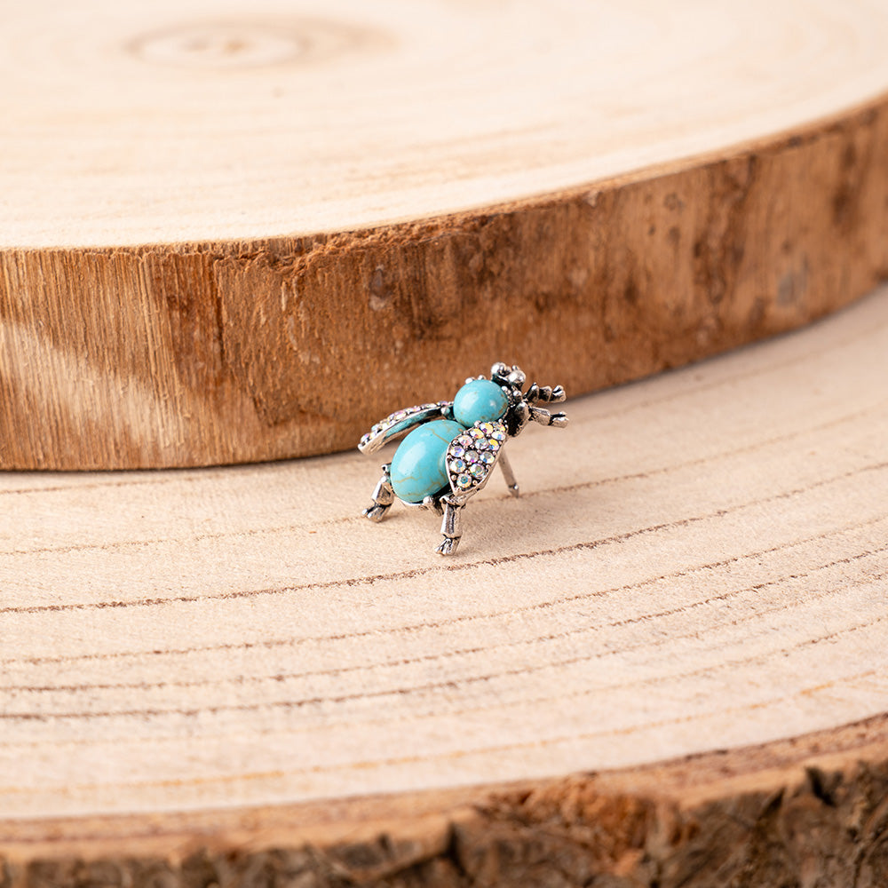 INSECT BROOCH WITH RHINESTONE