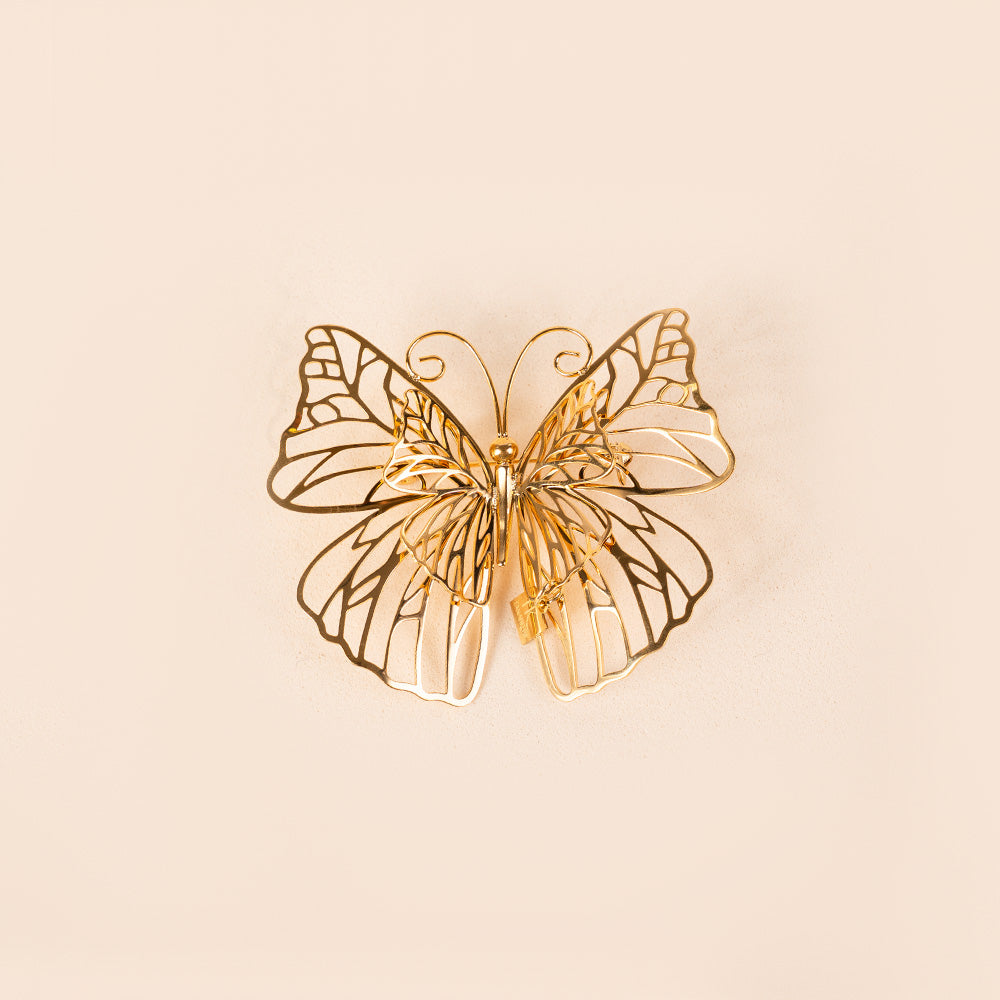 LINEAR BUTTERFLY BROOCH