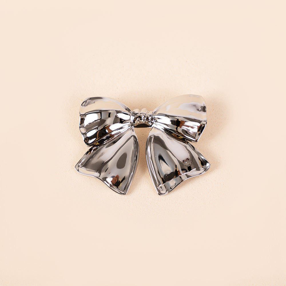 SMALL SYMMETRICAL BOW BROOCH