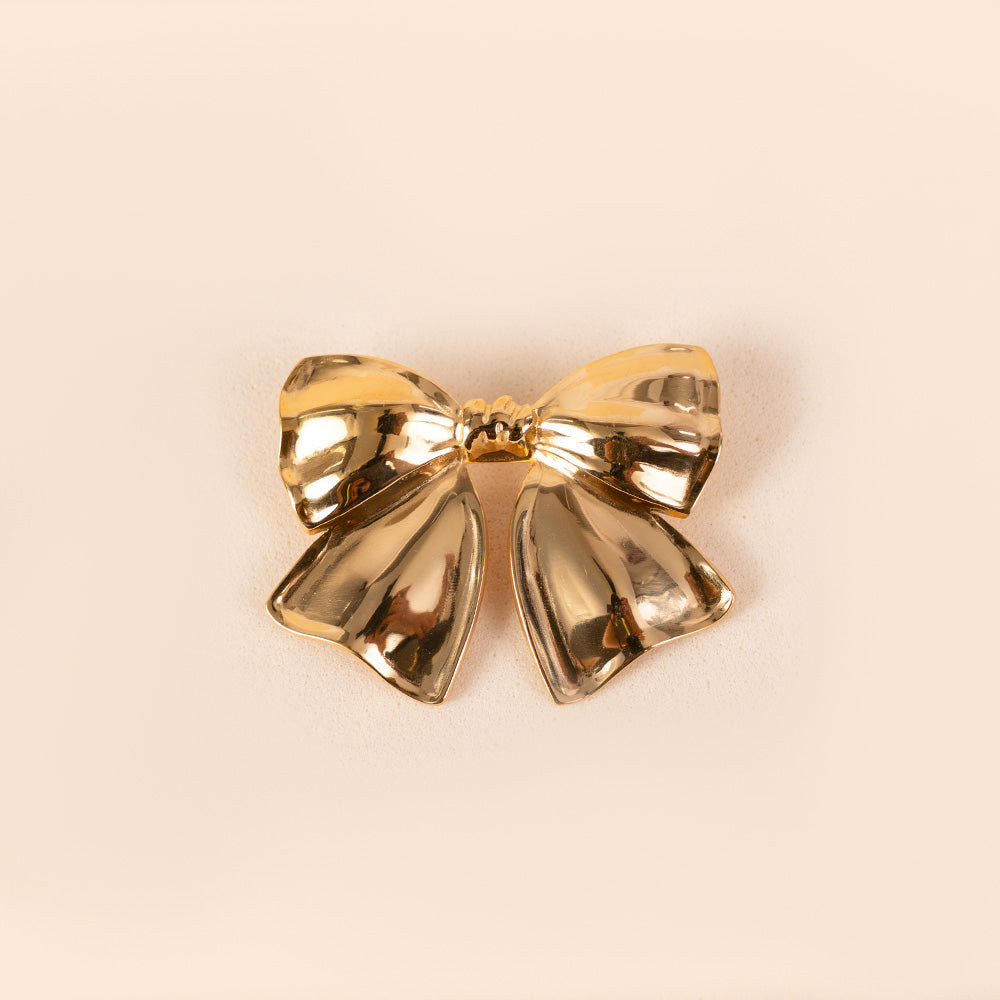 SMALL SYMMETRICAL BOW BROOCH