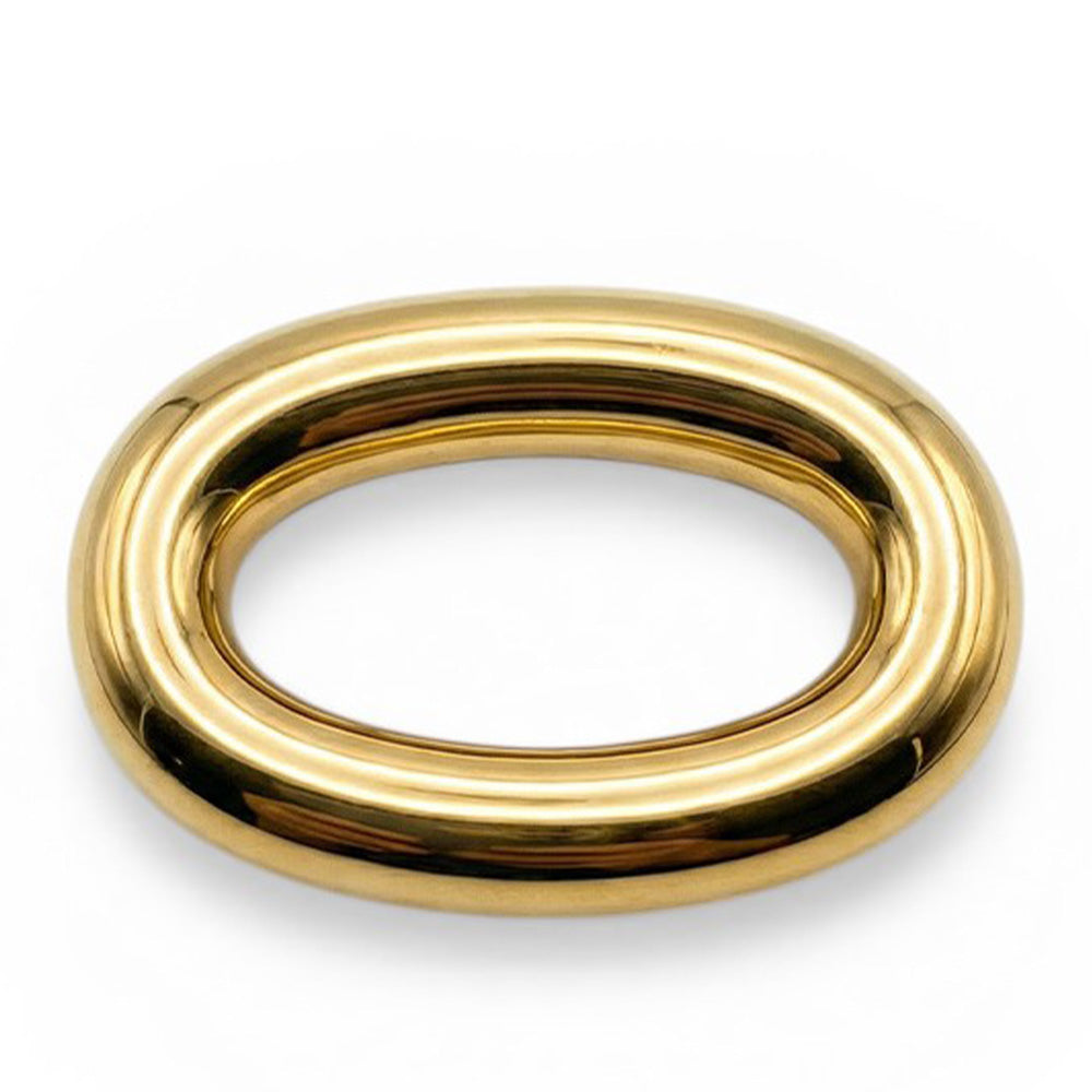 SPILLA AD ANELLO OVALE LUCIDA