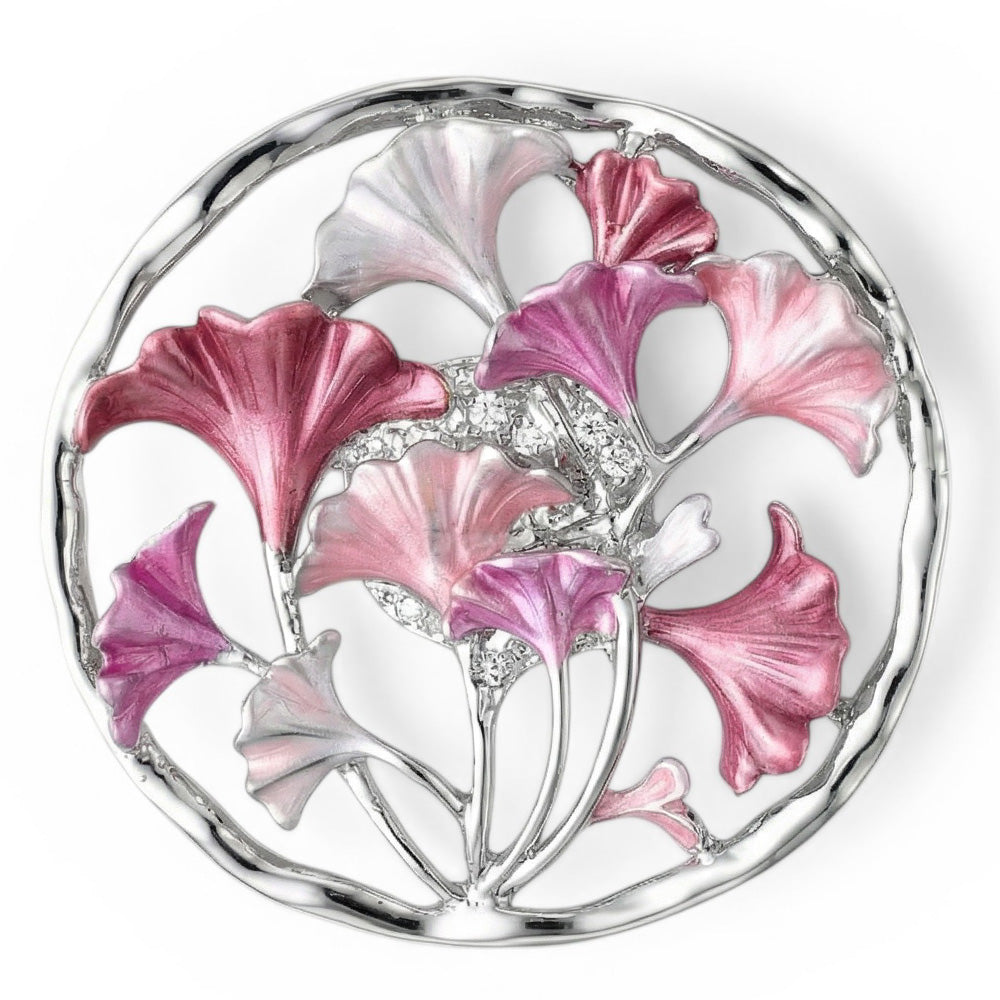 SPILLA CON BOUQUET DI FIORI MINIMALI