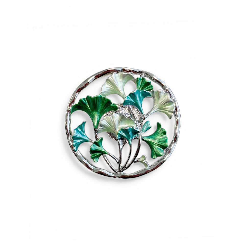 SPILLA CON BOUQUET DI FIORI MINIMALI