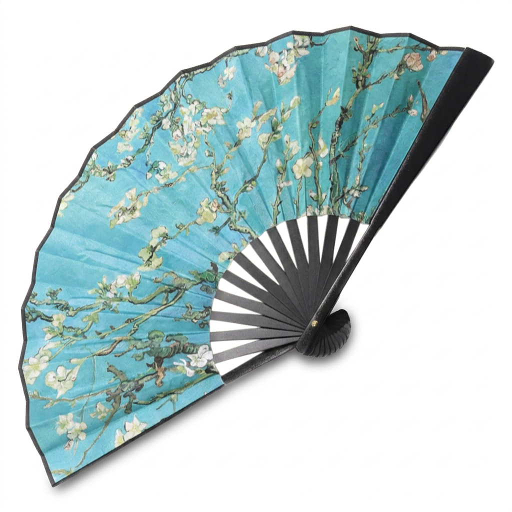 FAN WITH PAINTED FANTASY