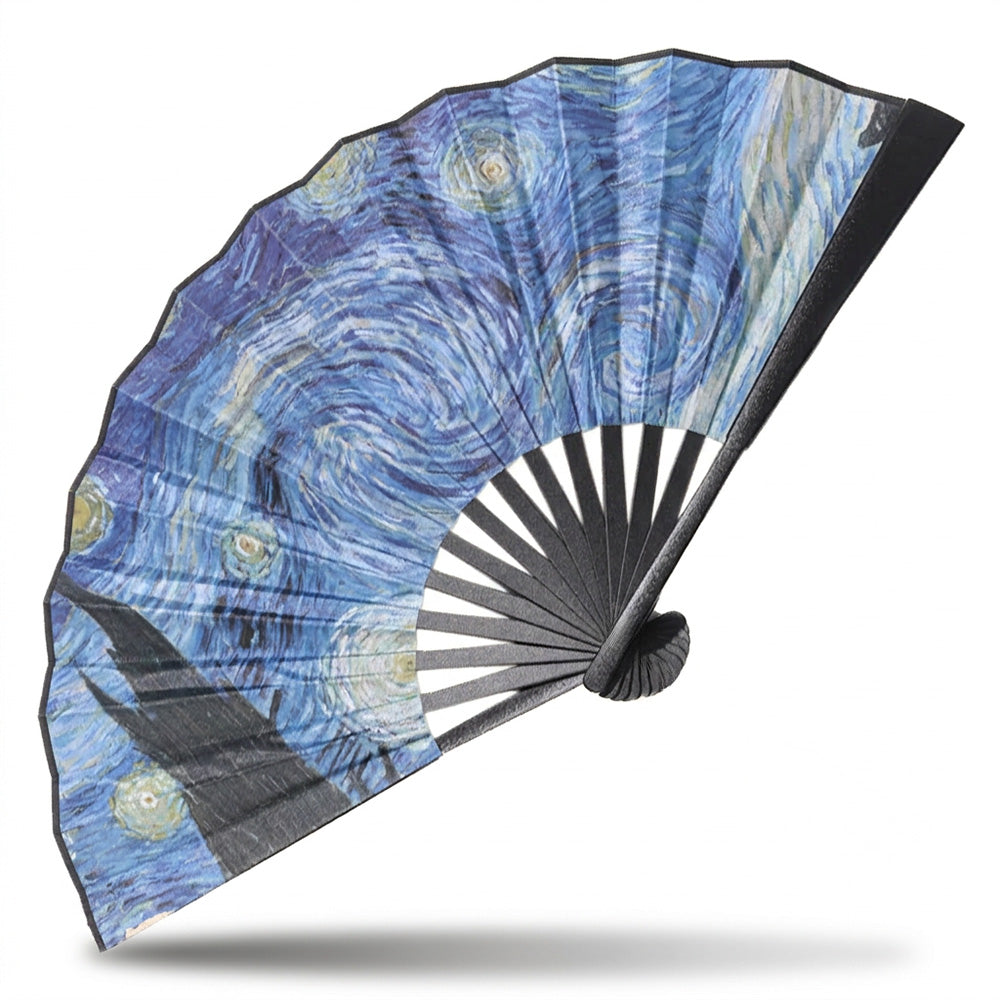 FAN WITH PAINTED FANTASY