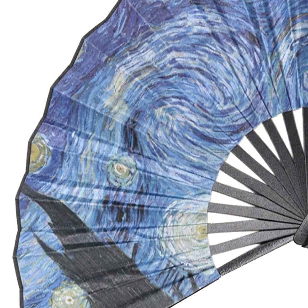 FAN WITH PAINTED FANTASY