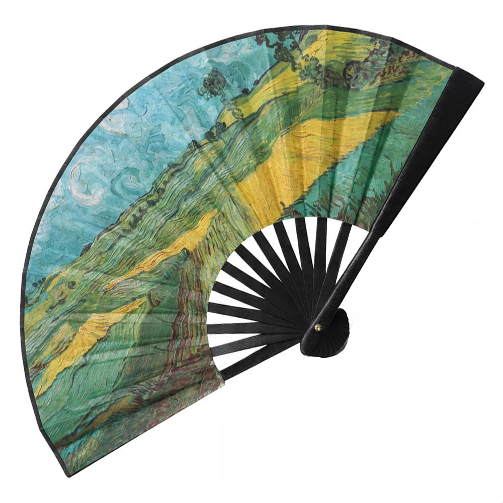 FAN WITH PAINTED FANTASY