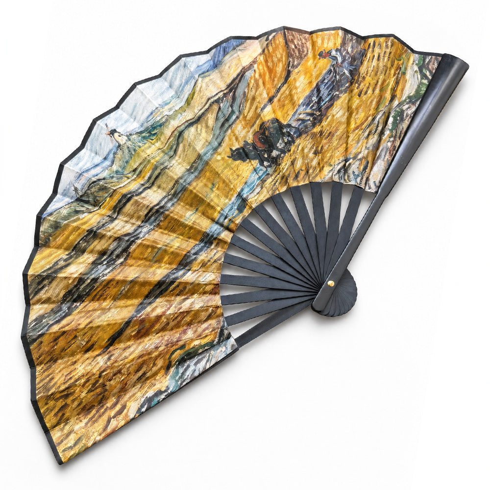 FAN WITH PAINTED FANTASY